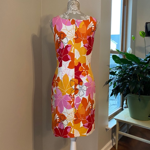 NWOT Grace Dane Lewis Retro Floral Shift Dress - Picture 4 of 6